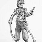 Миниатюра из олова 447 РТ Бригадный генерал Кастелла, командир швейцарцев в наполеоновской армии. 54 мм, Ратник