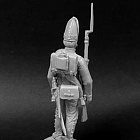 Сборная миниатюра из металла Унтер-офицер гренадерских полков, Россия 1812-14 гг. 54 мм, Chronos miniatures
