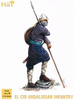 Солдатики из пластика El Cid Heavy Andalusian Moorish Infantry, (1:72), Hat