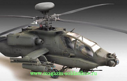 Сборная модель из пластика Вертолет AH-64A (1:48) Академия