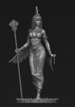 Сборная фигура из смолы Египетская богиня - Исида, 75 мм Chronos Miniatures