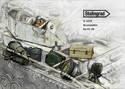 Сборная фигура из смолы Accessories for Pz-IV, 1/35, Stalingrad