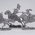 Фигурки из металла Набор солдатиков «Шведская кавалерия» (пьютер), 30-ти летняя война, 40 мм, Три богатыря