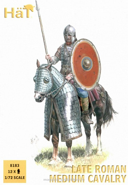 Солдатики из пластика Late Roman Medium Cav ,(1:72), Hat