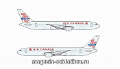 Масштабная модель в сборе и окраске Д Самолет в сборе Боинг 767-300 (1/400) Dragon - фото