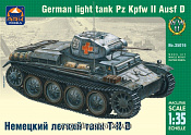 Сборная модель из пластика Немецкий легкий танк Т II D (1/35) АРК моделс - фото