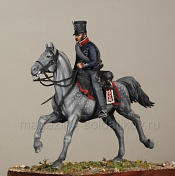 Сборная фигура из смолы SM 5436 Прусский гусар. 1808-1815, 54 мм, SOGA miniatures - фото