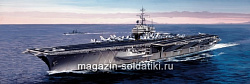Сборная модель из пластика ИТ Корабль USS Saratoga CV-60 (1/720) Italeri