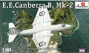 Сборная модель из пластика E.E. Canberra B. Mk-2 бомбардировщик Amodel (1/144) - фото