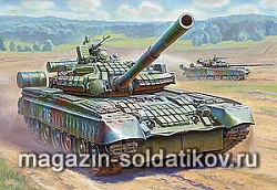 Сборная модель из пластика Танк Т-80БВ (1/35) Звезда