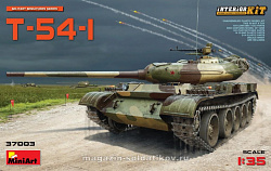 Сборная модель из пластика Советский средний танк T-54-1 с полным интерьером MiniArt (1/35)