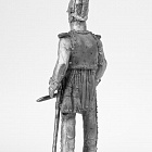 Миниатюра из олова 408 РТ Обер-офицер Псковского кирасирского полка, весна 1813 г., 54 мм, Ратник