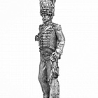 Миниатюра из олова 727 РТ Жандарм неаполитанской королевской гвардии 1812 год, 54 мм, Ратник