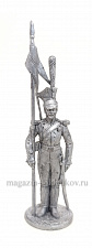 Миниатюра из олова Рядовой армейского уланского полка. Россия, 1810-14 гг. 54 мм EK Castings - фото