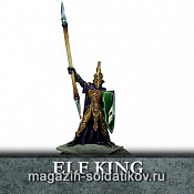 Сборные фигуры из пластика Эльфийский Король с Копьем Mantic - фото