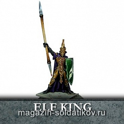 Сборные фигуры из пластика Эльфийский Король с Копьем Mantic