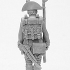 Сборная миниатюра из смолы Сержант линейной пехоты в шляпе. Франция, 1802-1806 гг, 28 мм, Аванпост