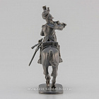 Сборная миниатюра из смолы Трубач - драгун, 28 мм, Аванпост