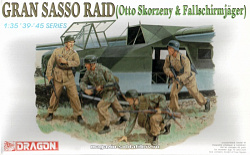 Сборные фигуры из пластика Д Gran Sasso Raid Otto Skorzeny & Fallschirmjager (1/35) Dragon