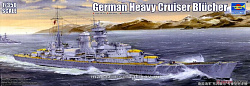 Сборная модель из пластика Немецкий тяжелый крейсер «Блюхер» (1:350) Трумпетер