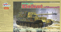 Сборная модель из пластика Д Танк Sd.Kfz. 184 Elefant w/Zimmerit (1/35) Dragon