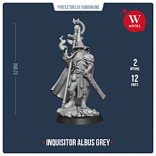 Сборные фигуры из смолы Inquisitor Albus Grey, 28 мм, Артель авторской миниатюры «W» - фото
