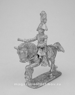 Сборная фигура из металла Русский генерал 1812 г. 28 мм STP-miniatures