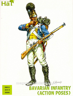 Солдатики из пластика Napoleonic Bavarian Infantry (Action) 28 mm, Hat