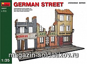 Сборная модель из пластика Немецкая улица MiniArt (1/35) - фото