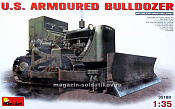 Сборная модель из пластика U.S. Armoured Buldozer, MiniArt (1/35) - фото
