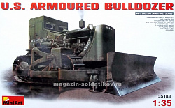 Сборная модель из пластика U.S. Armoured Buldozer, MiniArt (1/35)