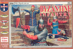 Солдатики из пластика Византийская пехота 12-15 век (1/72) Orion