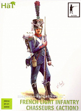 Солдатики из пластика Napoleonic French Chasseurs (Action Poses) 28 mm, Hat - фото