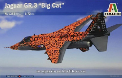 Сборная модель из пластика ИТ Самолет Jaguar «Gr.3 Big Cat» (1/72) Italeri