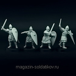 Italo-Norman Knights miniature set for SAGA, 28mm, Brother Vinni`s