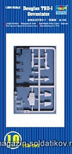 Сборная модель из пластика Самолет TBD - 1 «Девастейтор» (10шт.) 1:350 Трумпетер - фото