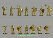 Солдатики из металла Древняя Ассирия (наб. 7 шт,) 40 мм, Бронзовая коллекция - фото