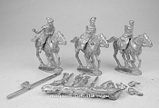 Сборные фигуры из металла Казацкая конница (набор из 3 фигур), 28 мм, Кордегардия (Москва)/TRIZUB (Украина) - фото
