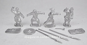 Сборные фигуры из металла Ранние славяне (набор 4 шт) 28 мм. Драбант - фото