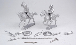 Сборные фигуры из металла Аланы (2 всадника) 28 мм. Драбант