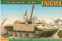 Сборная модель из пластика Т-55 «Энигма» Иракская модернизация Т-55 АСЕ (1/72)