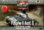 Сборная модель из пластика Pz.Kpfw. II Ausf.C+ журнал, 1:72, First to Fight - фото