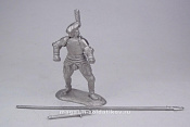 Сборная миниатюра из металла Швейцарец - пикинер в доспехе и берете, I-я половина 16 в. (54мм), Три богатыря - фото
