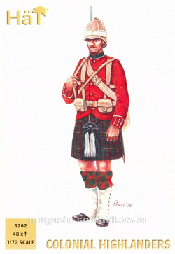 Солдатики из пластика Colonial War Highlanders (1:72), Hat