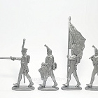 Солдатики из пластика 54-011 Павловский гренадерский полк в бою, 1812 год (серебро), Студия Большой полк (54-011 Серебро) (54-011 Серебро)