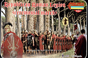 Солдатики из пластика Республиканский римский легион. Церемониальный марш (1/72) Strelets - фото
