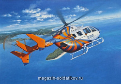 Сборная модель из пластика Вертолет EC145 MEDSTAR / Полиция (1:32), Revell