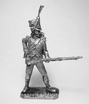 Миниатюра из олова 289 РТ Карабинер Наполеона, 54 мм, Ратник - фото