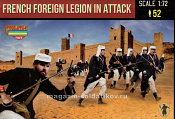 Солдатики из пластика French Foreign Legion in Attack (1/72) Strelets - фото