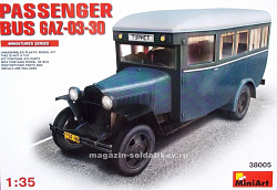 Сборная модель из пластика Пассажирский автобус ГАЗ-03-30, MiniArt (1/35)